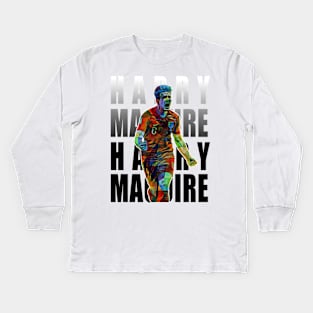 Harry Maguire Kids Long Sleeve T-Shirt